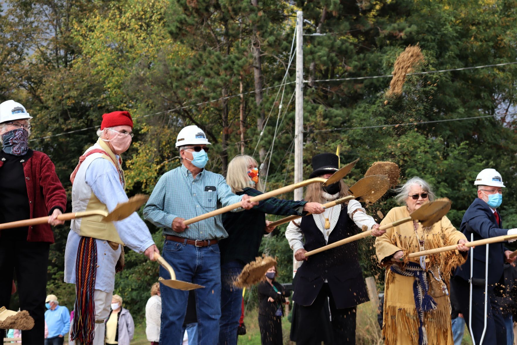 Chippewa Area History Center groundbreaking
